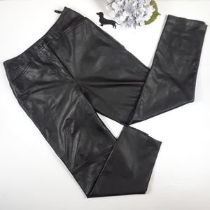 Ralph Lauren black leather pants. Sz 8.
